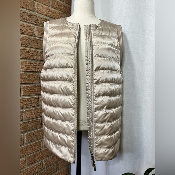 Lafayette 148 New York Conlon Reversible Puffer DOWN filled Vest - Retail $448 - Picture 8 of 15